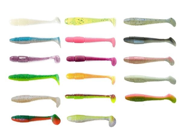 Lucky John Tioga Fat 3.9'' (9.91 cm) 5P Silikon Yem TR009