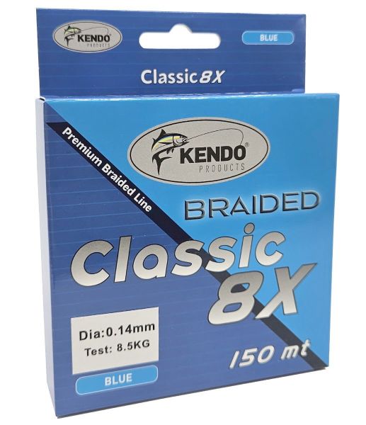 Kendo Classic 8X 150m Blue Örgü İp 0.14mm