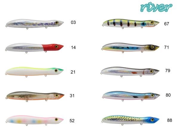 River Lazy Popper 125 12.5Cm 18G Maket Balık 67