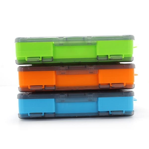Captain 7221 Sahte Balık Kutusu 12 Gözlü 13x9x3.5cm Orange
