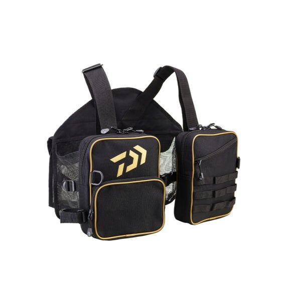 DAIWA WADING YELEK, BLACK-GOLD 46*38CM