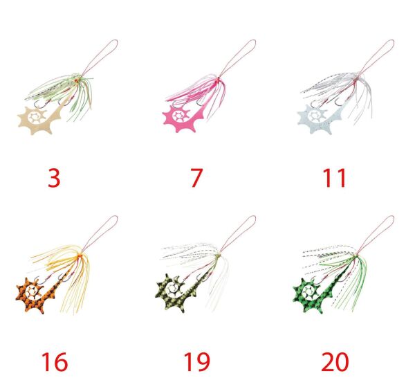 Hayabusa SE 137 Tai Rubber Free Slide Yedek Etekli Assist İğne Set