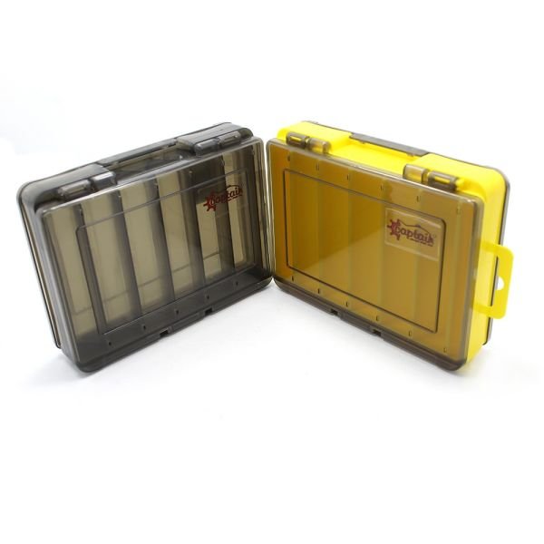 Captain 7223 Sahte Balık Kutusu 12 Gözlü 13x9x3cm Yellow