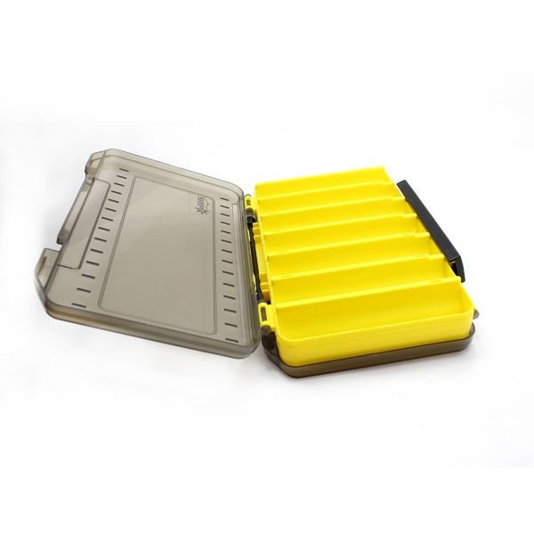 Captain 7224 Sahte Balık Kutusu 14 Gözlü 19x11x3.5cm Yellow