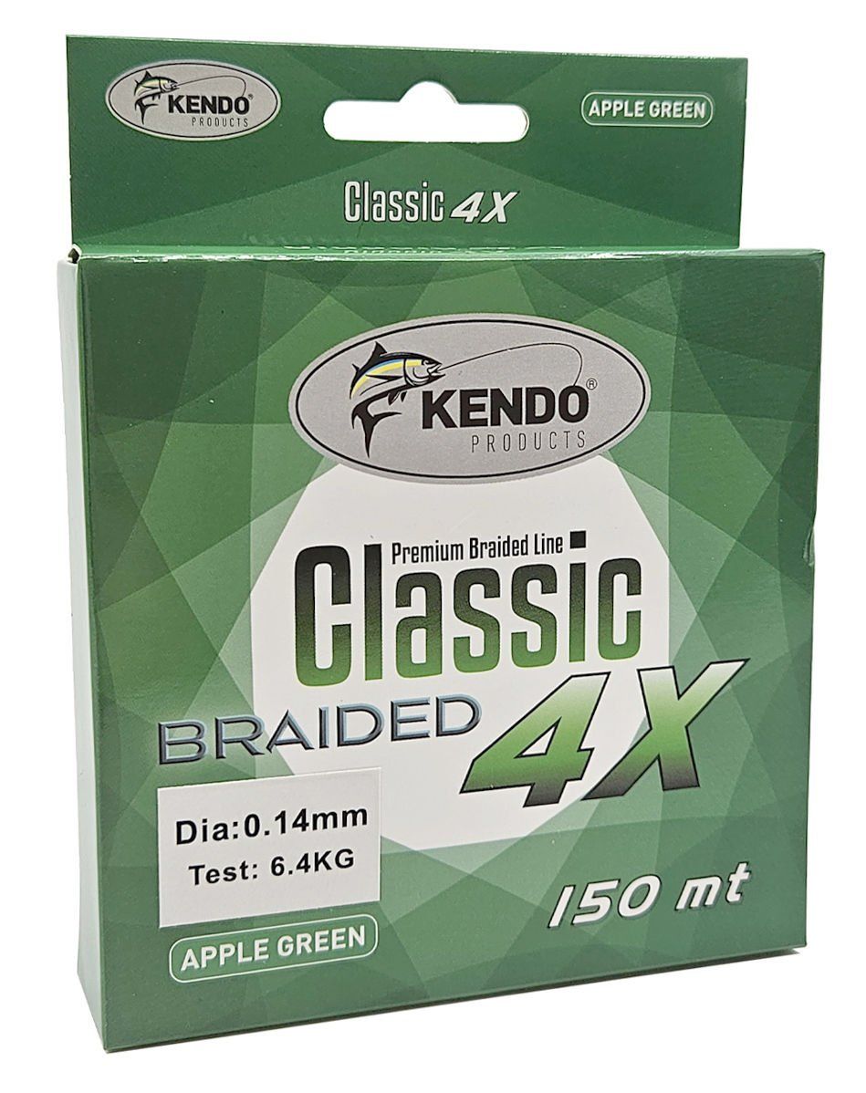 Kendo Classic 4X 150m Apple Green Örgü İp 0.18mm