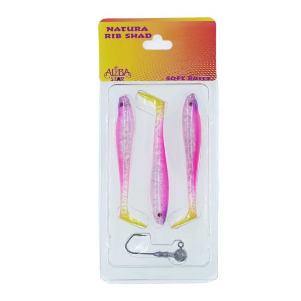 Albastar Natura Rib Shad Sahte Balığı 04 - 90MM