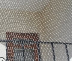 Balkon Güvenlik Filesi  2 mm Kalınlık 4x4 cm Göz Aralığı(210/54)