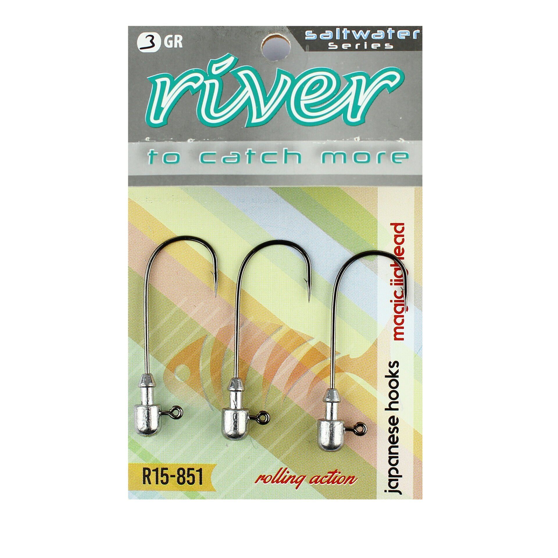 River Magic Jig Head 3P 4 GR