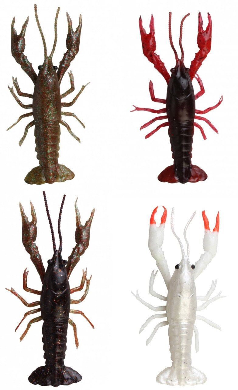 Savage gear LB 3D Crayfish 8 cm 4 gr F 4 Adet Sahte Balık Magic Brown