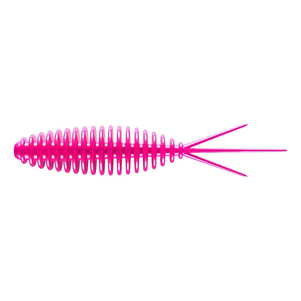 Libra Lures Turbo Worm Garlic Suni Yem 019 - HOT PINK - 56MM