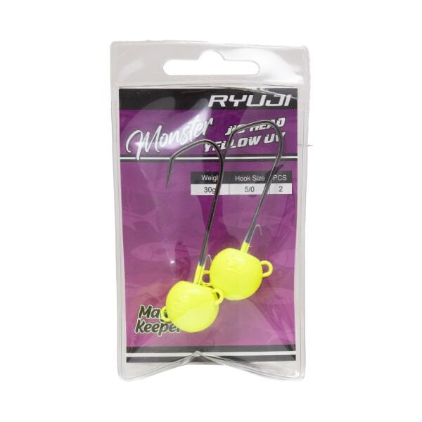 RYUJI MONSTER JIGHEAD YELLOW UV