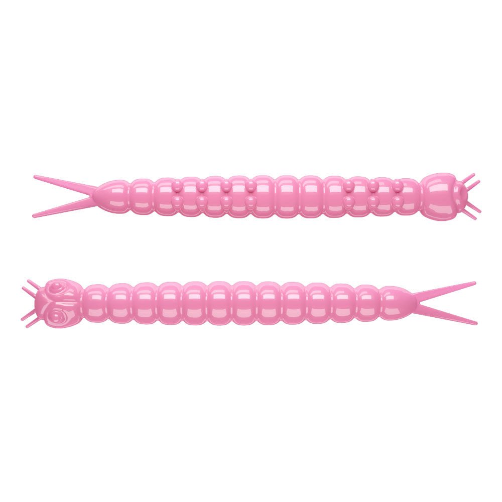 Libra Lures Slight Worm Garlic Suni Yem 017 - BUBBLE GUM - 38MM