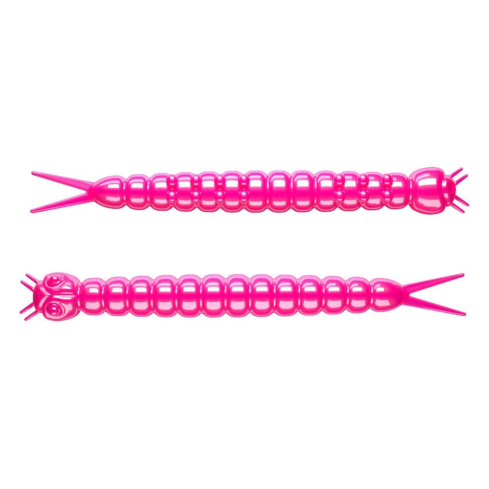 Libra Lures Slight Worm Garlic Suni Yem 019 - HOT PINK - 38MM