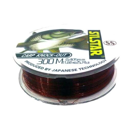 Silstar 1170 Carp Knock Out 300mt Monofilament Misina Kahverengi 0. 50 mm