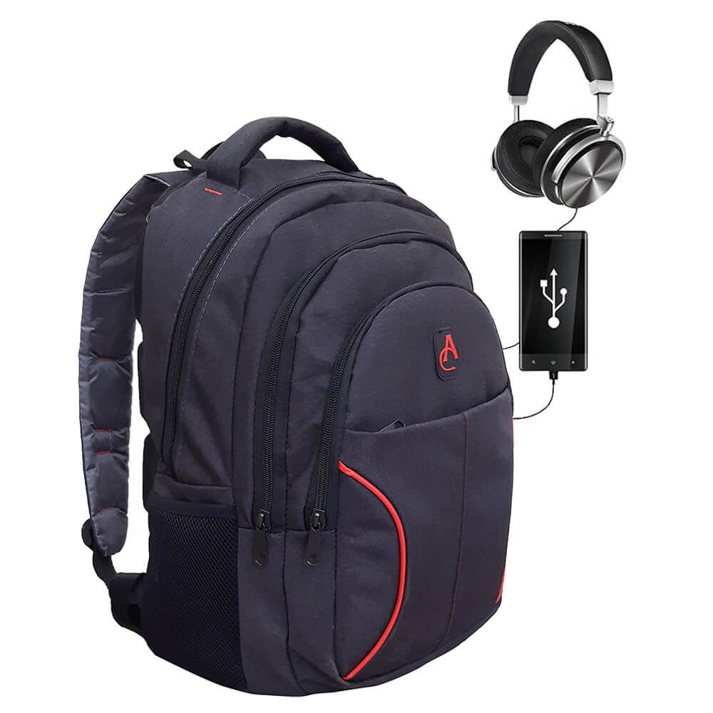 Albastar ProTech 4 Akıllı Sırt Çantası - Smart Bag ANTRASİT GRİ