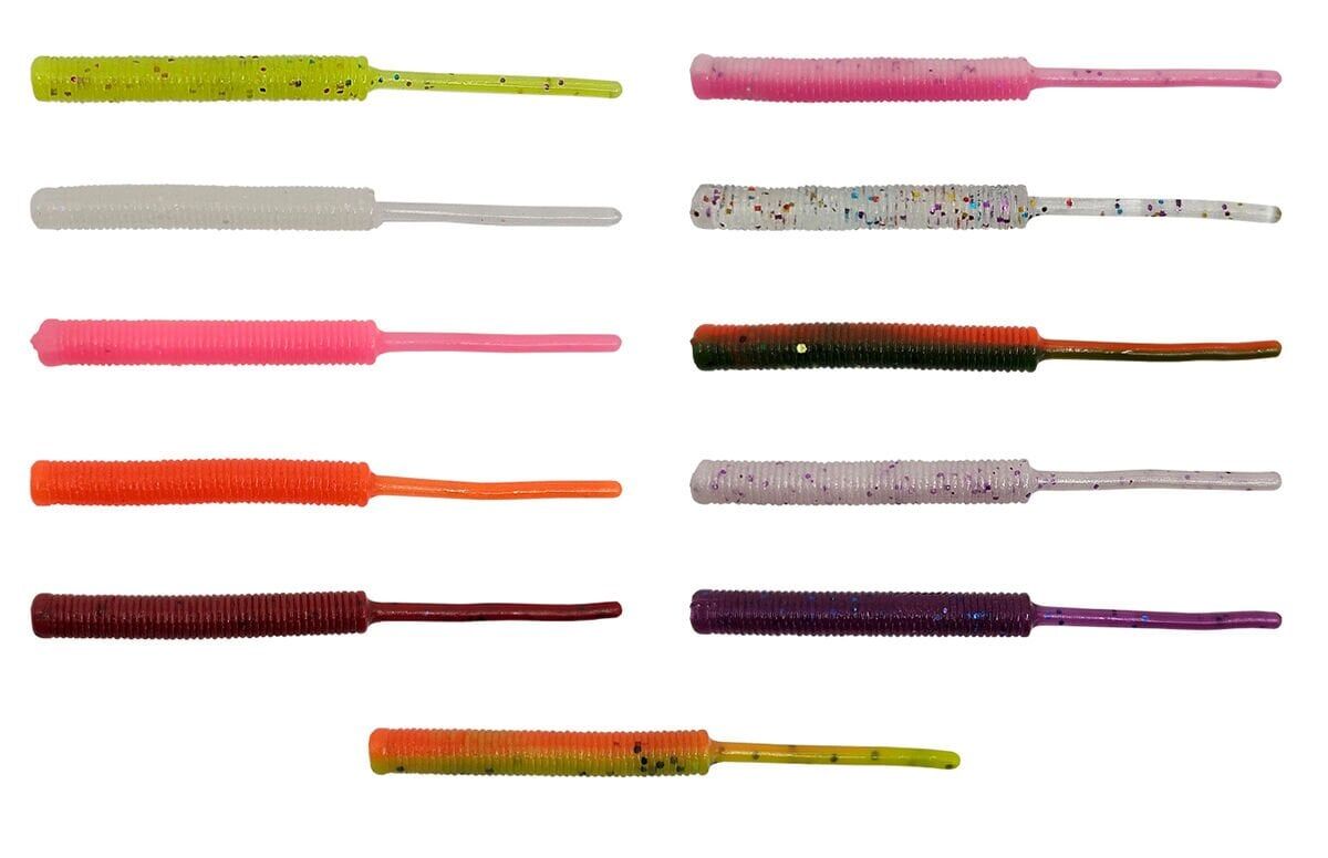 Kendo Fire Worm Lrf Silikonu 5cm 18 Adet White