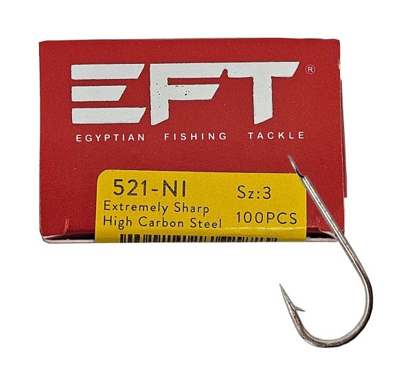 EFT 521 Kısa pala düz çelik  İğne 100 Adet 4