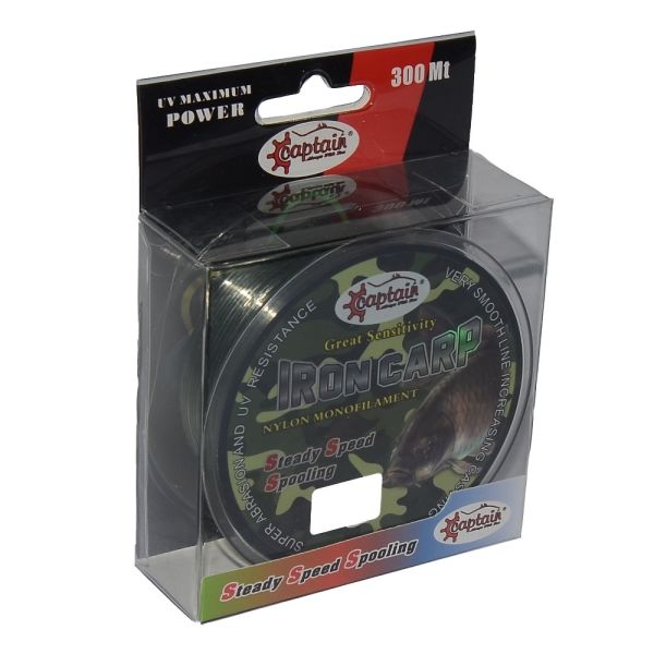 Captain İron Carp 300mt Monofilament Misina Kamuflaj 0.60 mm
