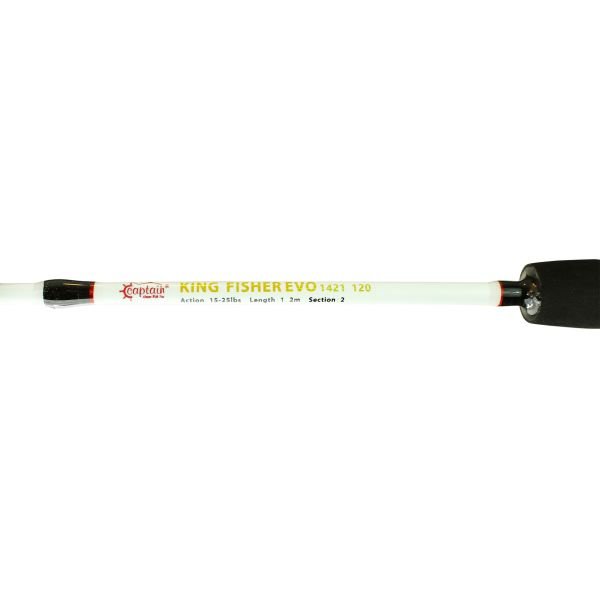 Captain 1421 King Fisher Evo 2 Parça Dolgu Tekne Kamışı 15-25lbs Atar 240 cm
