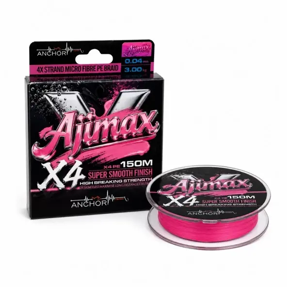 Anchor Ajimax 0.03mm 150mt 4 Örgü Aji İp Misina 2.2kg Çeker