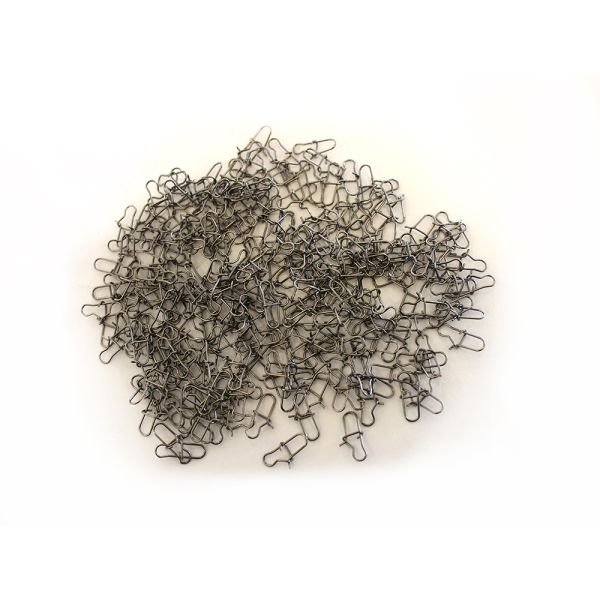 Captain 5014 İnox Sahte Balık Maket Klipsi Bl NikeL Snap 250li Paket 3