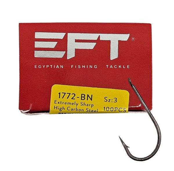 EFT 1772 Kısa Pala Black Nikel  İğne 100 Adet 4
