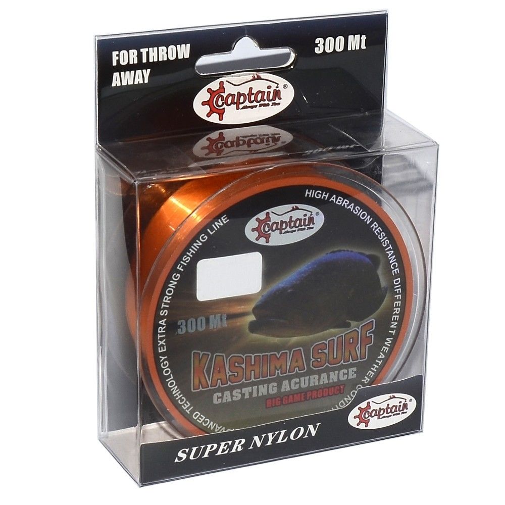 Captain Kashima Surf 300mt Monofilament Misina Oranj 0.37 mm