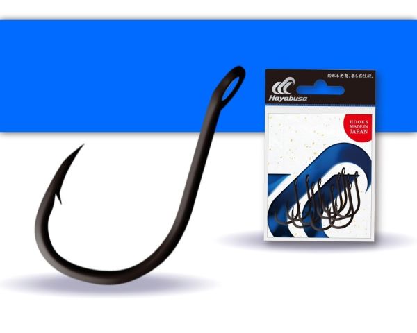 Hayabusa HCHN 018 Delikli Papağan Olta İğnesi Black Nikel 2