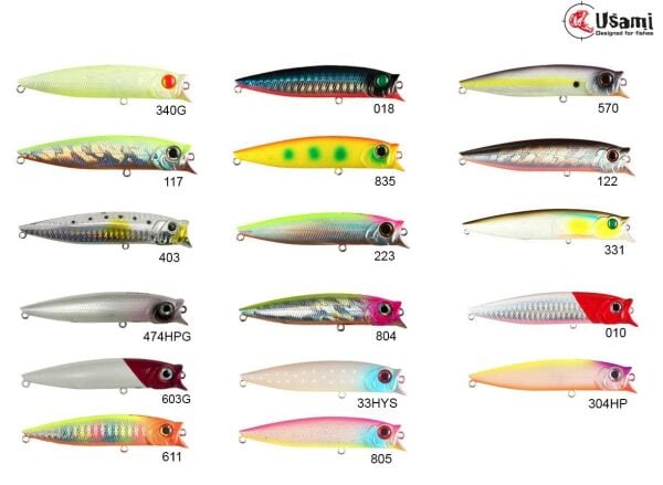 Usami Combo Pop 75F 6.2 G Maket Balık