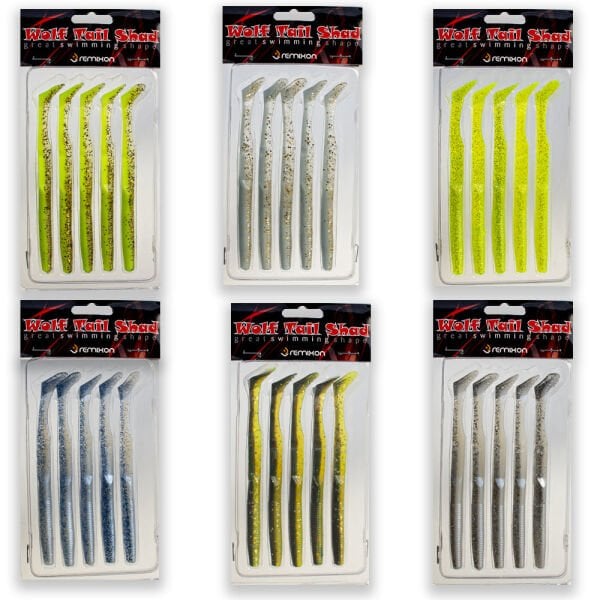 Remixon Wolf Tail Shad 12.5cm (5 Adet)