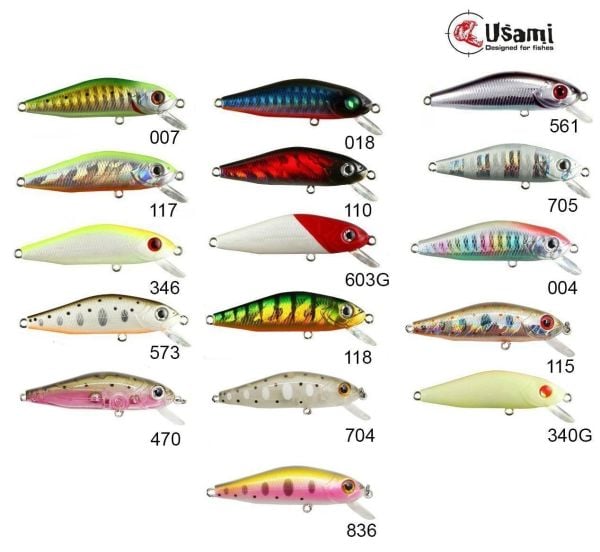 Usami Minn Shad 58F-SR 4.6 G Maket Balık 804