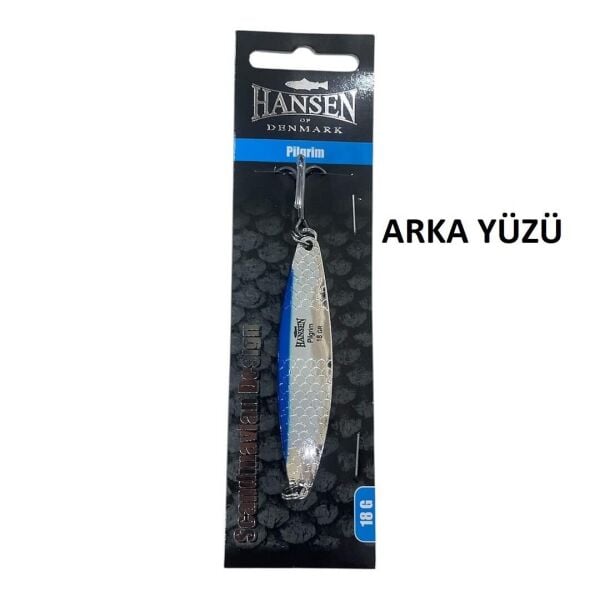 Hansen Pilgrim 7.8cm 18g Kaşık Silver/Blue