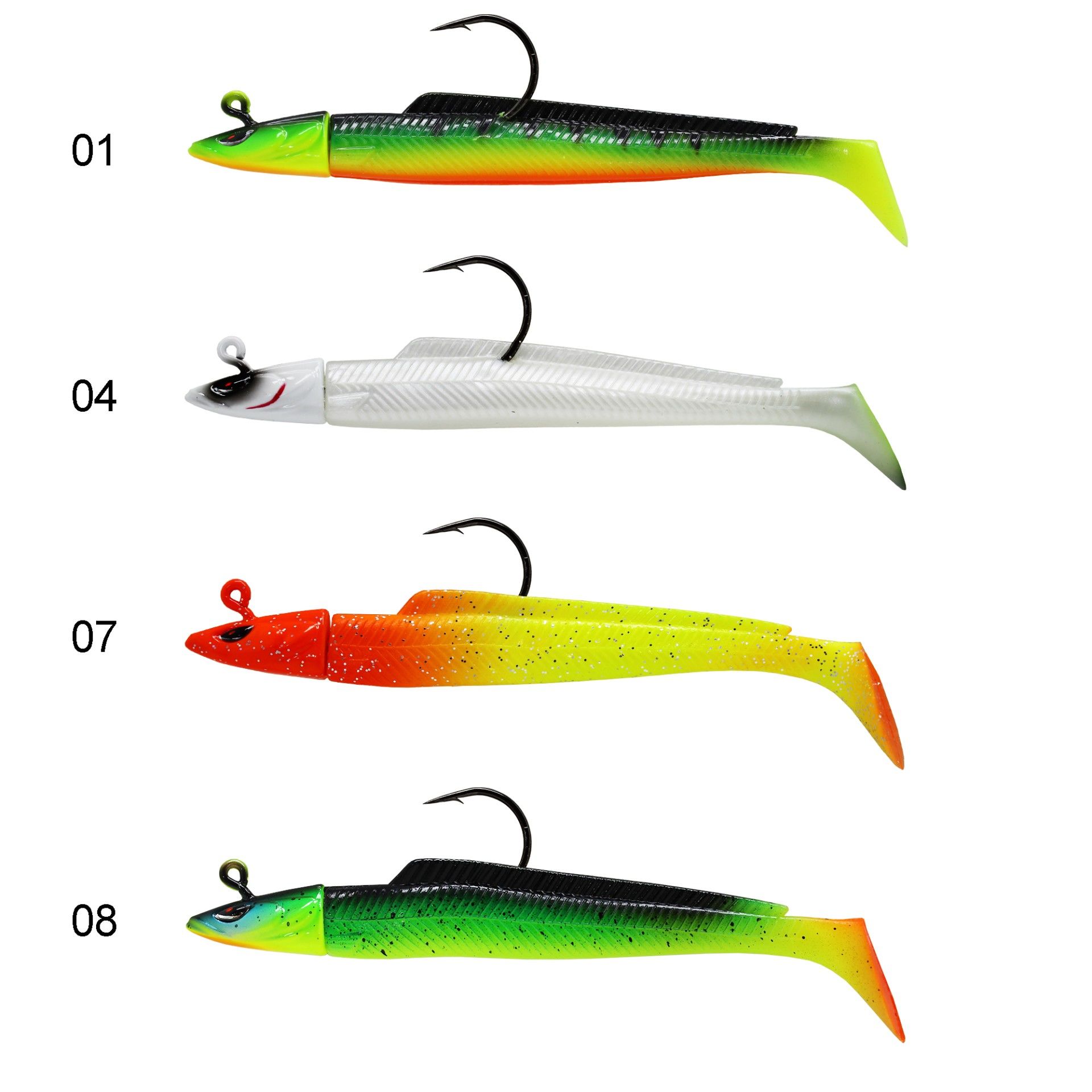 Captain 3533 Hiroshi Soft 12.5cm Levrek Silikonu Suni Balık 08