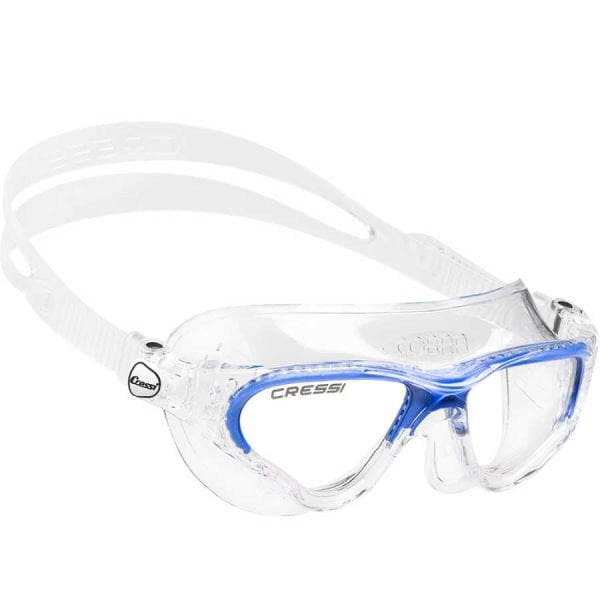 Cressi Cobra Clear-Clear-Blue Yetişkin Deniz Gözlüğü