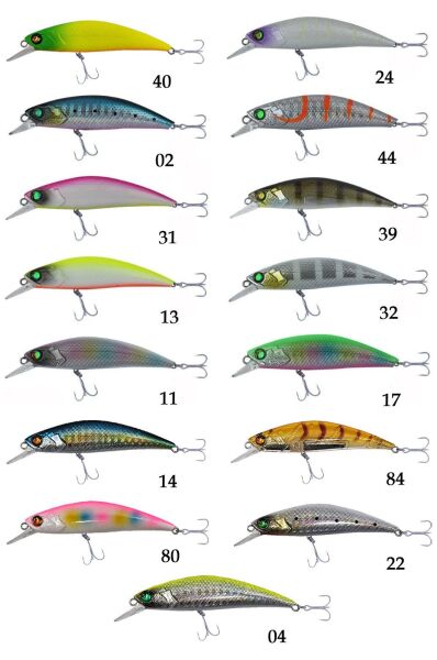 Kendo Zero Arise minnow 70s Sahte Balık 40