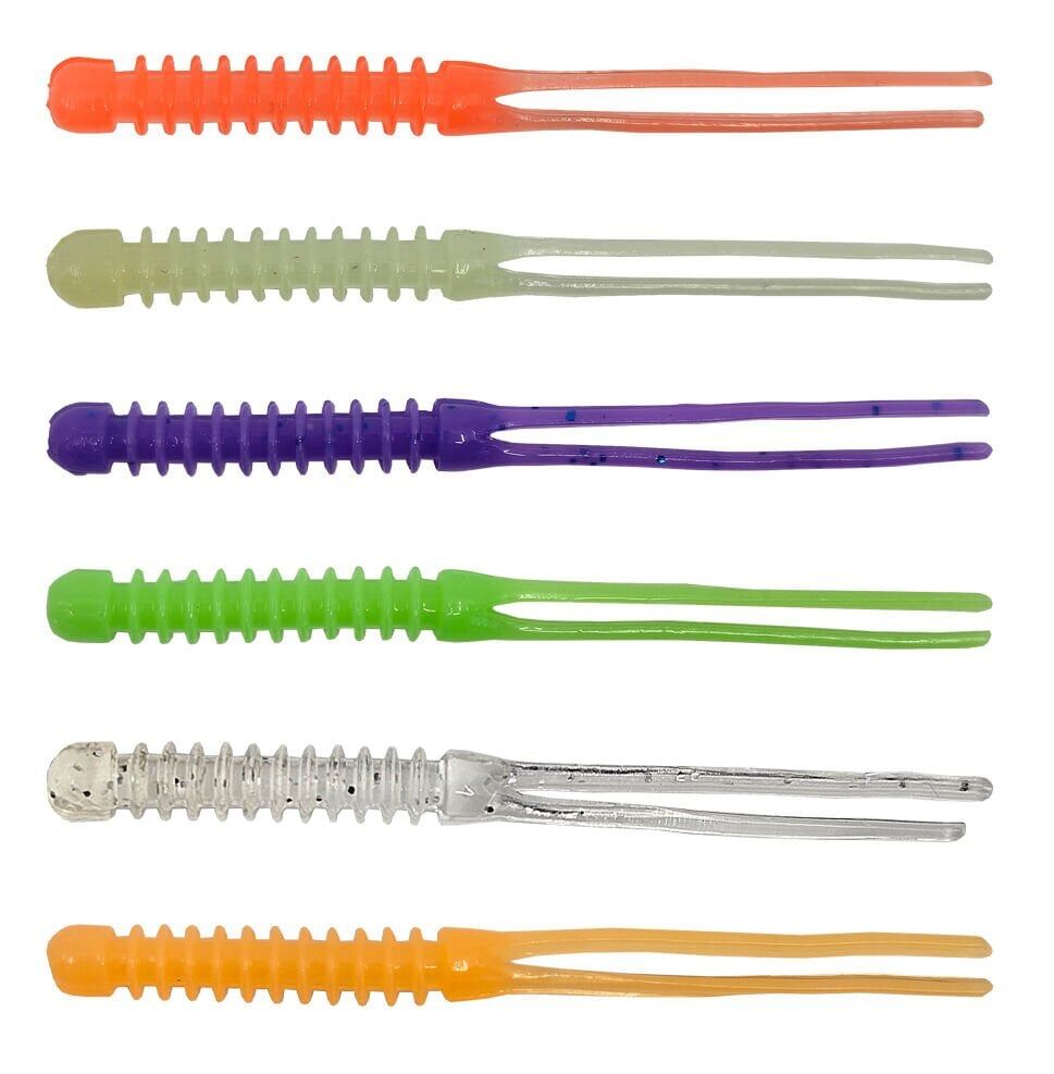 Kendo Killer Worm Lrf Silikonu 5,5cm 12 Adet Green Glow