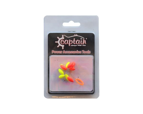 Captain  Renkli Köpük Boncuk Oval 10'lu Paket 13 mm