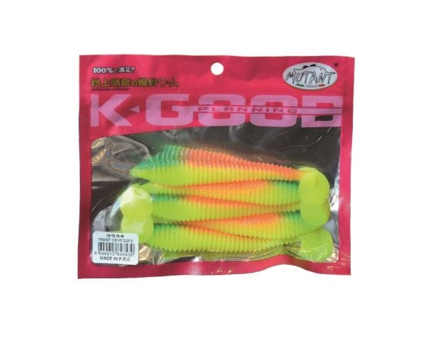 Mutant 3534 Typoon Soft 12cm Levrek Silikonu 5'li Paket Suni Yem 01