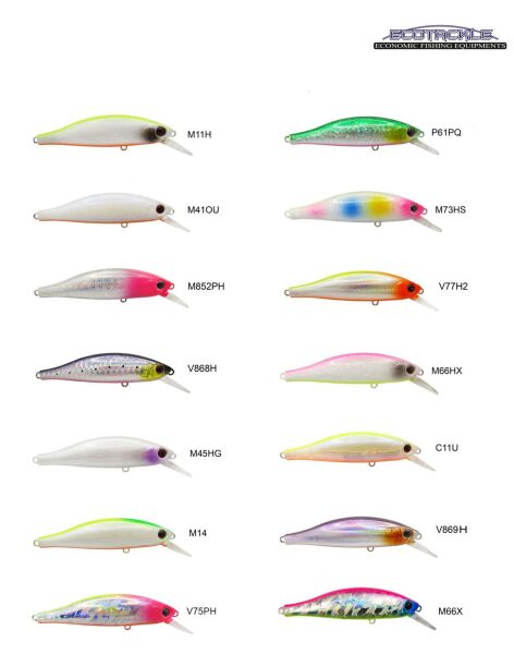 Ecotackle Narrow Athlete 80S 8Cm 12G Maket Balık V868H