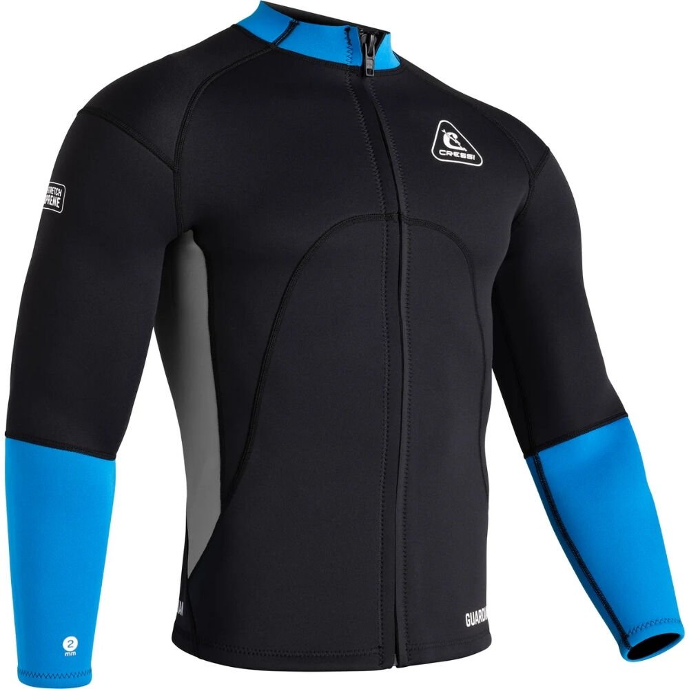 Cressi Guardian Man Dalış Ceketi BLACK-BLUE - 2MM - 2XL - NO:6