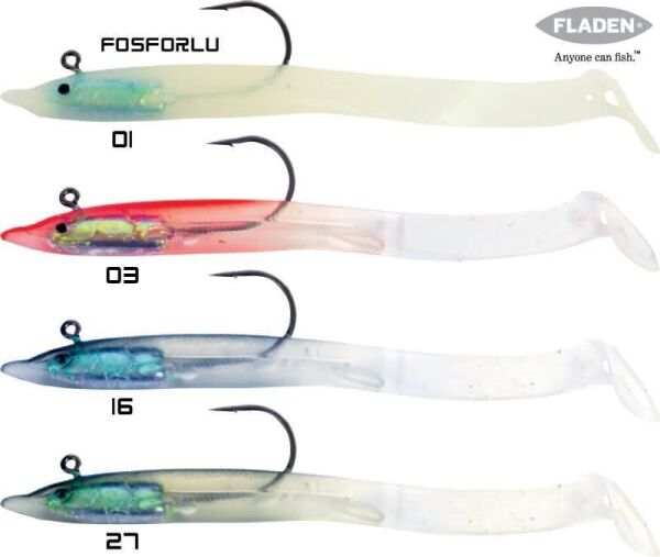 Fladen Portland Eel 10G 10 cm Zokali Silikon Yem 3P 16