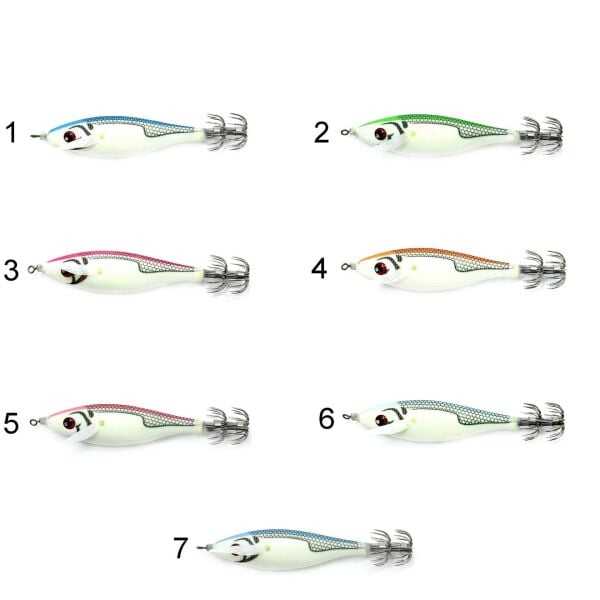 Captain 3030 Kalamar Zokası 8cm Rocket Bilyeli Squid 10gr