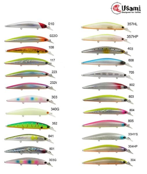 Usami Saroo 110S-SR 21.3G Maket Balık Renk:801