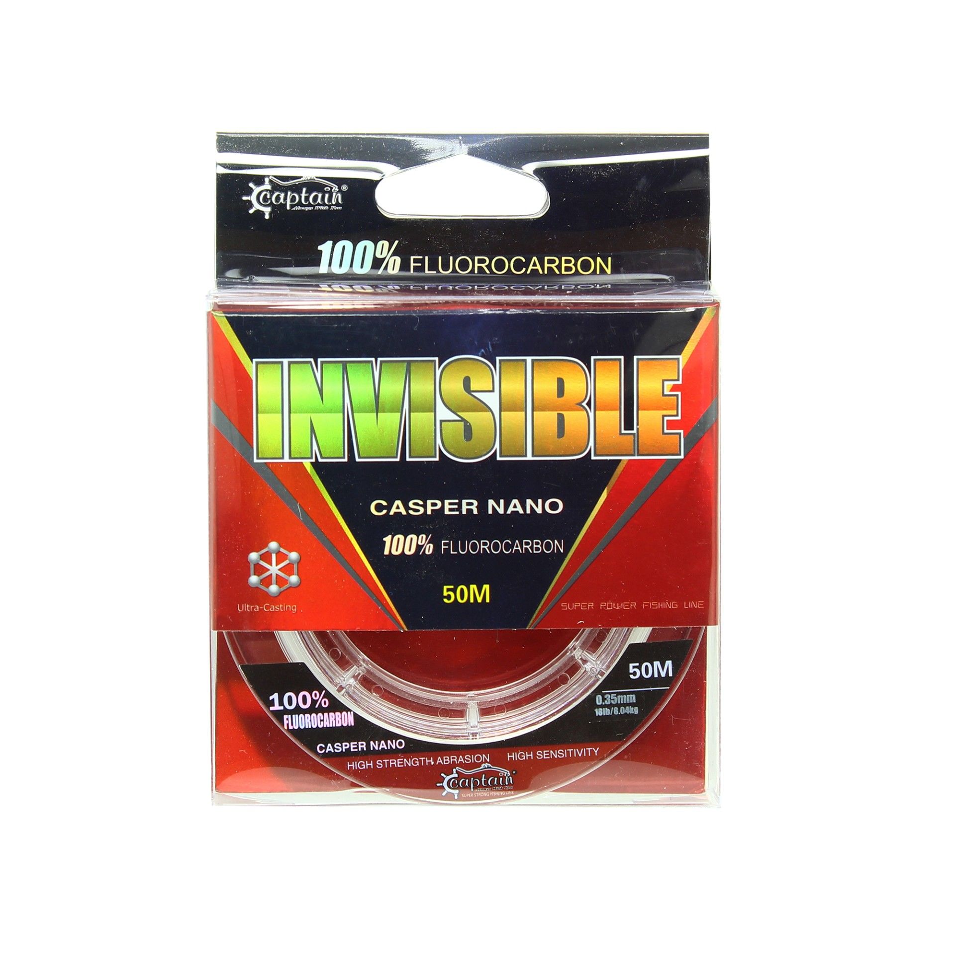 Captain Casper Nano %100 Fluoro Carbon Misina 50mt 0.30 mm