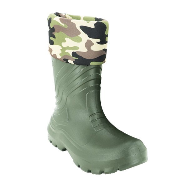 DFT Yeşil EVA Termal Çoraplı Konçlu Çizme No: 44