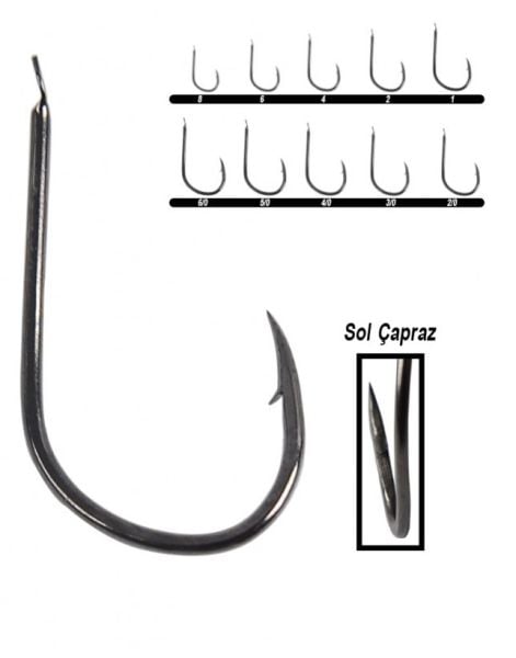 Hayabusa HFKS 130 Kısa Pala Dövme Çupra İğnesi 15'li Paket Black Nikel 2/0
