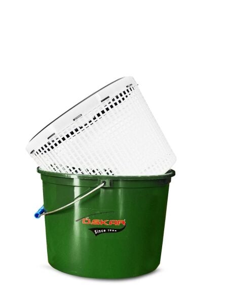 Oscar Süzgeçli Oval Balıkçı Kovası 9LT