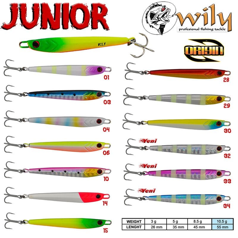 Wily Junior Jig 10.5 gr 3lü set