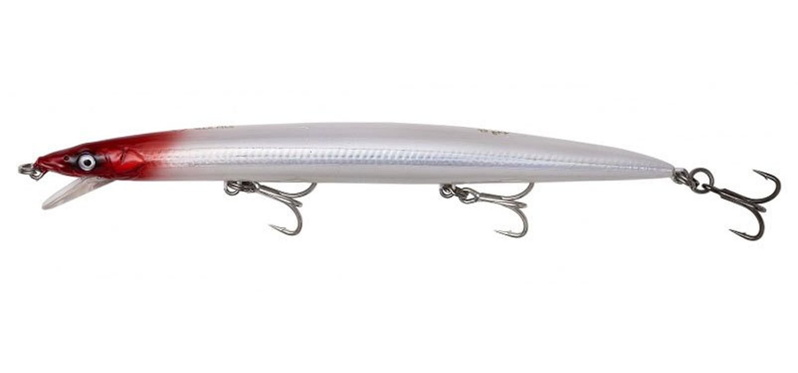 Savage Gear MAG Sandeel Jerk Minnow SP Red Head 21 cm 44g Maket Balık 0.9-1.4m Yüzme Derinliği