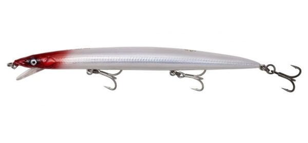 Savage Gear MAG Sandeel Jerk Minnow SP Red Head 21 cm 44g Maket Balık 0.9-1.4m Yüzme Derinliği